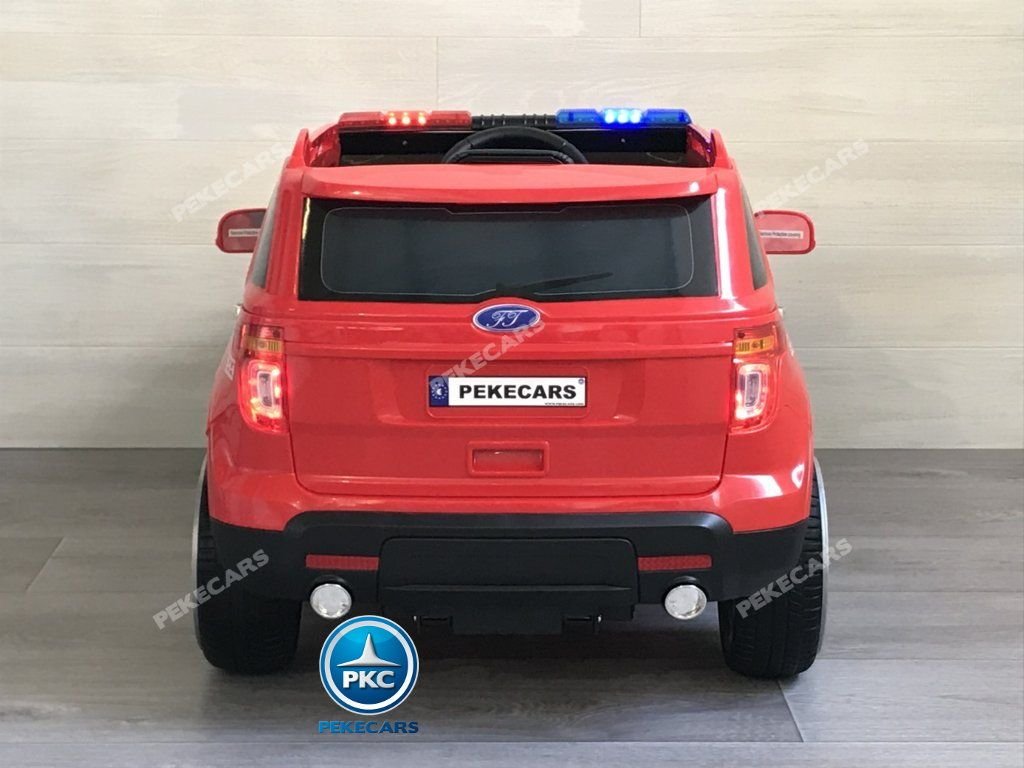 coche-bomberos-rojo-002.jpg COCHE ELÉCTRICO JEFE DE BOMBEROS ROJO 12V 2.4G 5