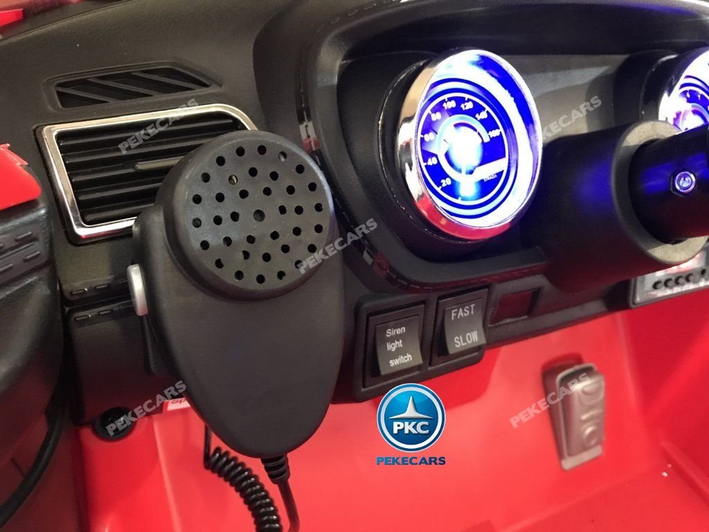 coche-bomberos-rojo-010.jpg COCHE ELÉCTRICO JEFE DE BOMBEROS ROJO 12V 2.4G 13