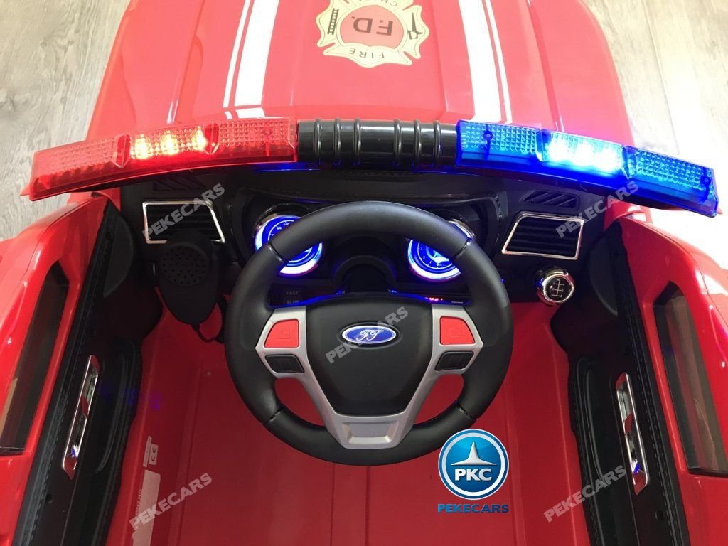 coche-bomberos-rojo-013.jpg COCHE ELÉCTRICO JEFE DE BOMBEROS ROJO 12V 2.4G 16