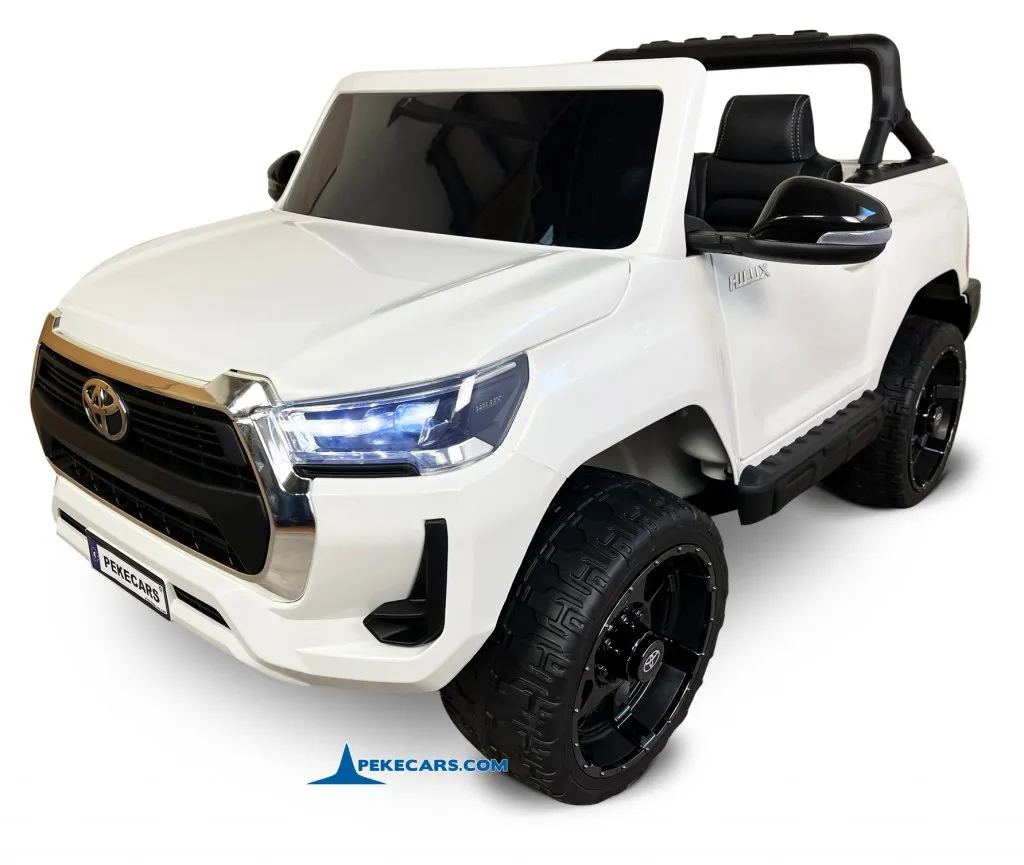 Toyota Hilux 12v 2.4G Blanco con Pantalla Tactil MP4 2