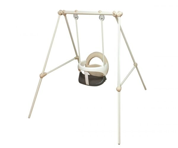 COLUMPIO METAL BABY SWING BEIGE 4