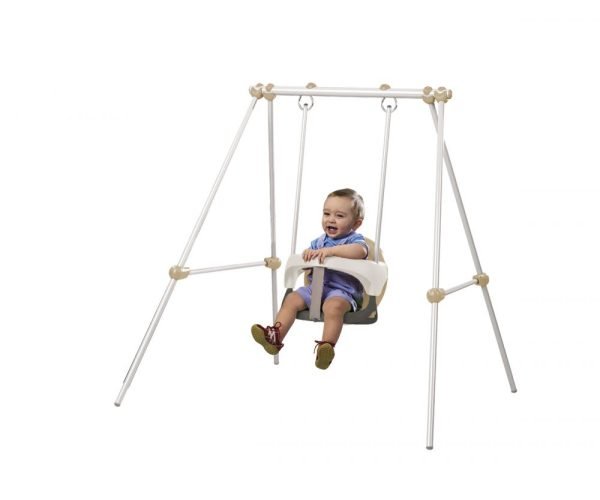 COLUMPIO METAL BABY SWING BEIGE 3