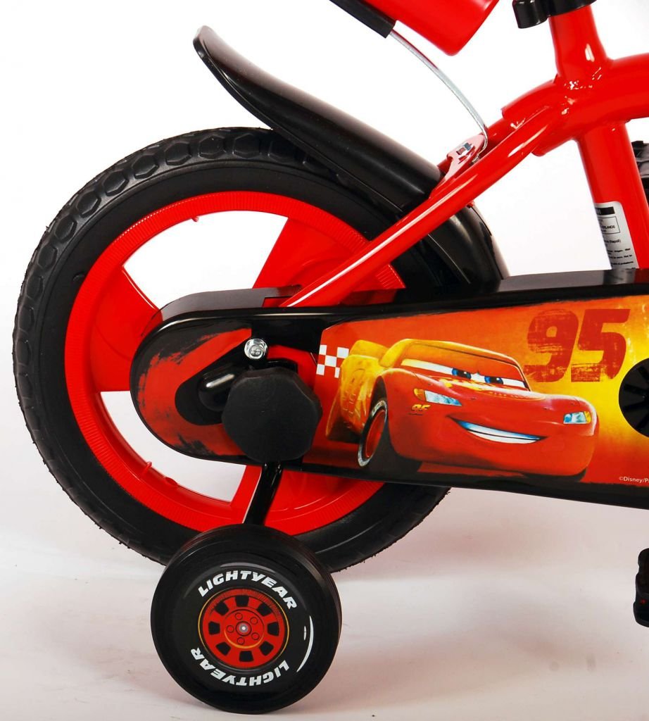 disney-cars-12-pulgadas-rojo-03.jpg Bicicleta infantil Disney Cars 12 pulgadas Rojo Piñón fijo 6