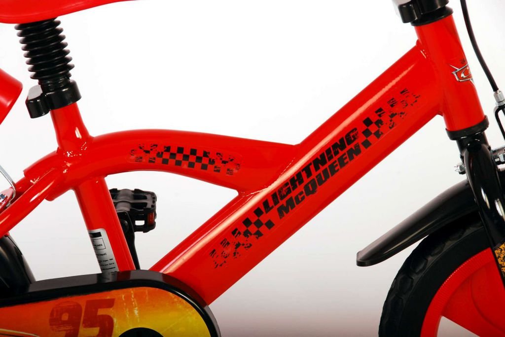 disney-cars-12-pulgadas-rojo-06.jpg Bicicleta infantil Disney Cars 12 pulgadas Rojo Piñón fijo 9