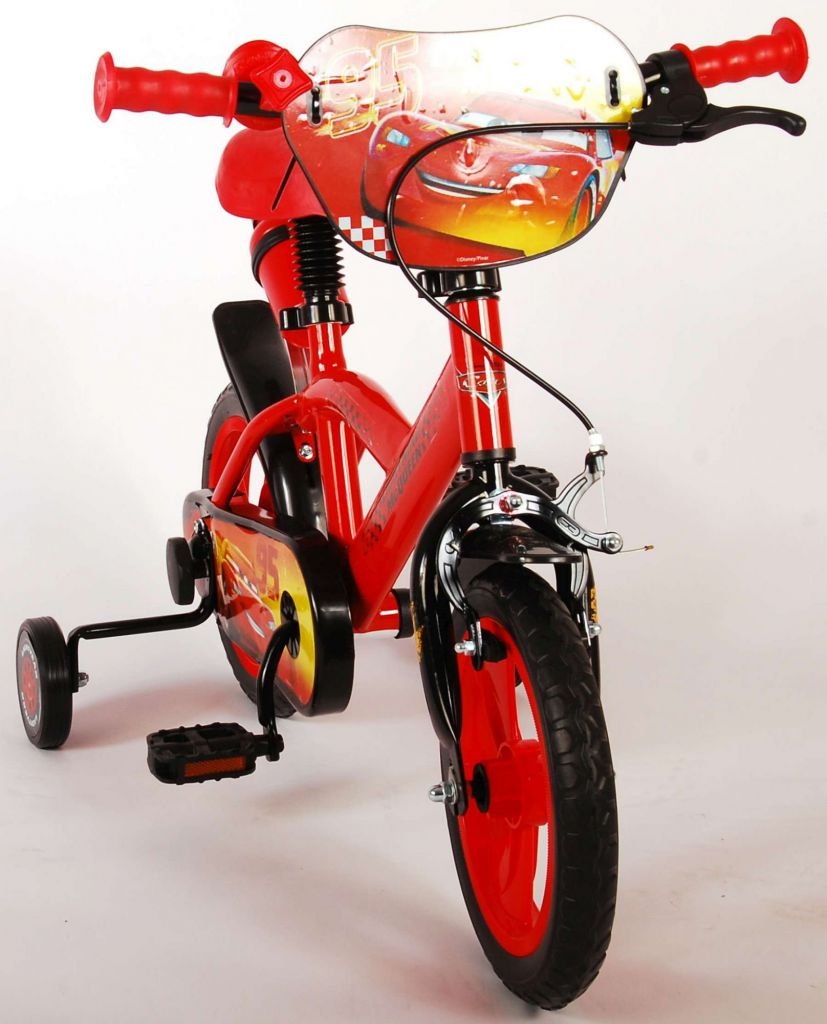 disney-cars-12-pulgadas-rojo-08.jpg Bicicleta infantil Disney Cars 12 pulgadas Rojo Piñón fijo 11
