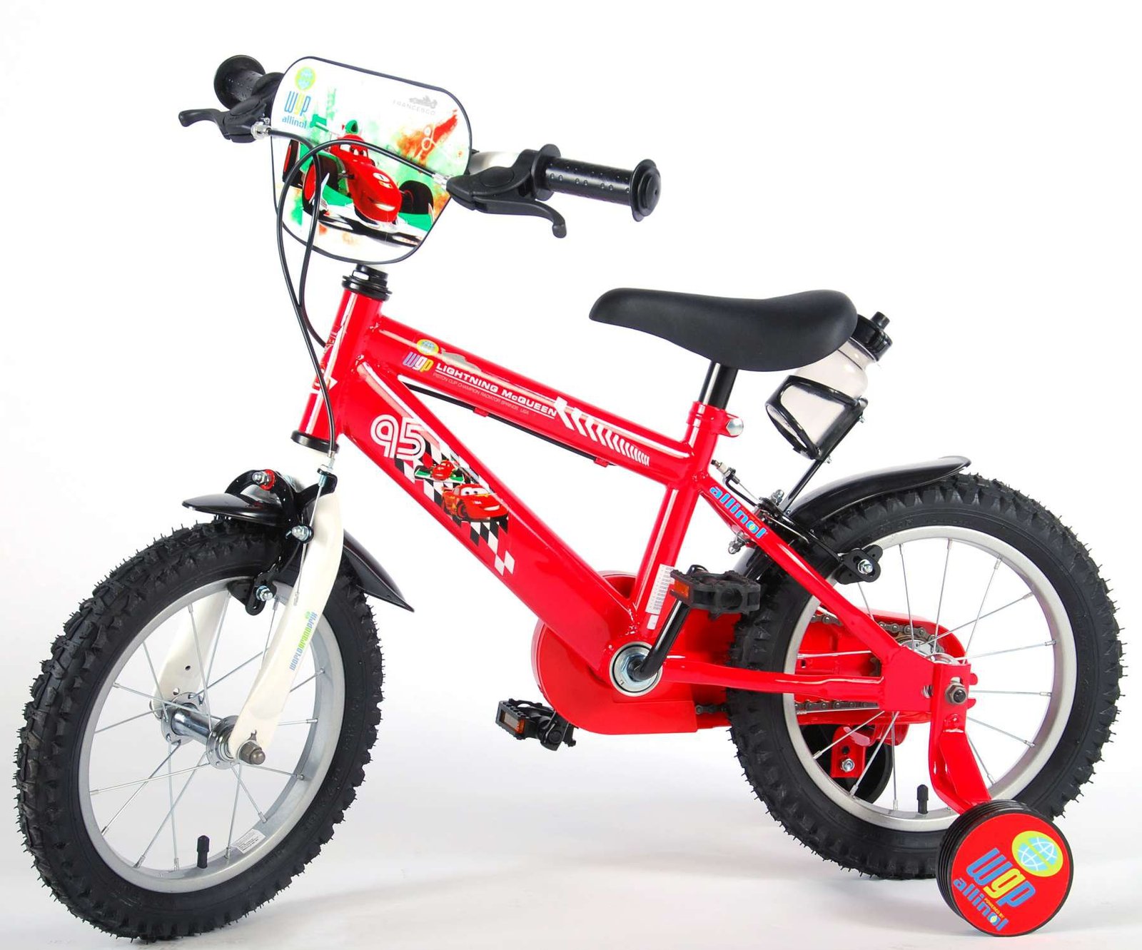 disney-cars-14-pulgadas-rojo-013.jpg Bicicleta infantil Disney Cars 14 pulgadas Rojo Dos frenos 16