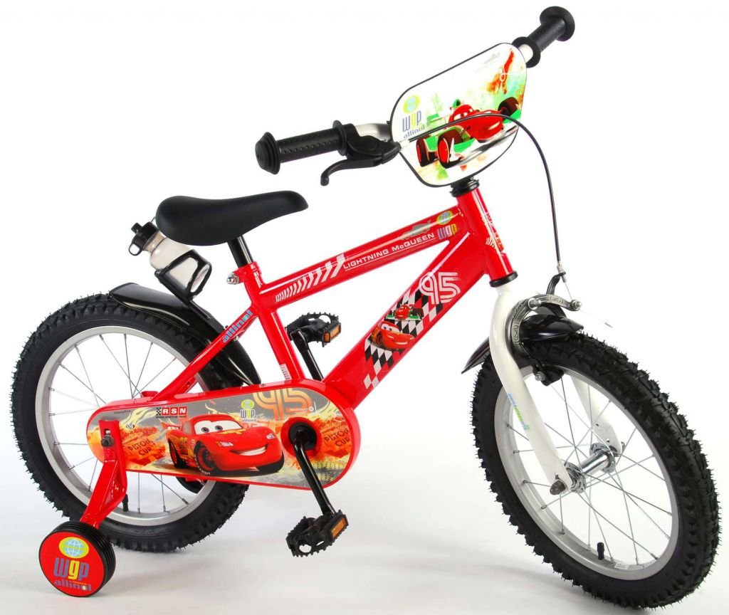 disney-cars-16-pulgadas-rojo-02.jpg Bicicleta Infantil Disney Cars 16 Pulgadas Rojo 5