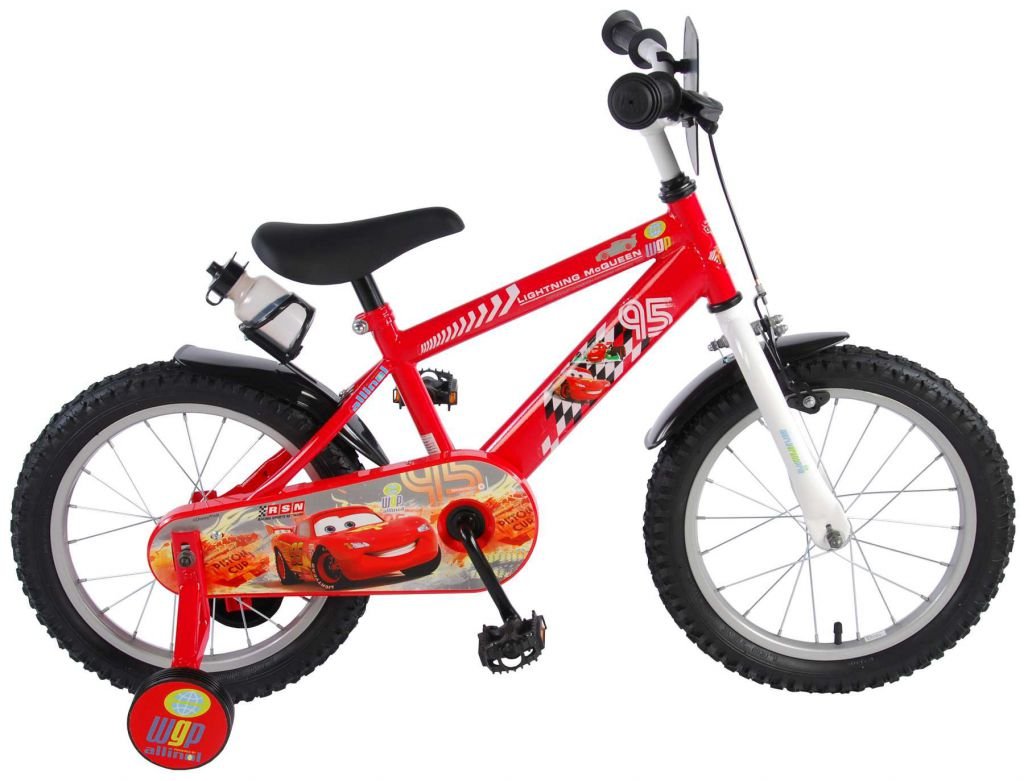 Bicicleta Infantil Disney Cars 16 Pulgadas Rojo 2 Bicicleta Infantil Disney Cars 16 Pulgadas Rojo 2