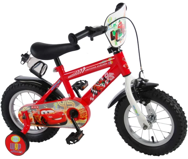 Bicicleta Infantil Disney Cars 12 pulgadas Rojo 4