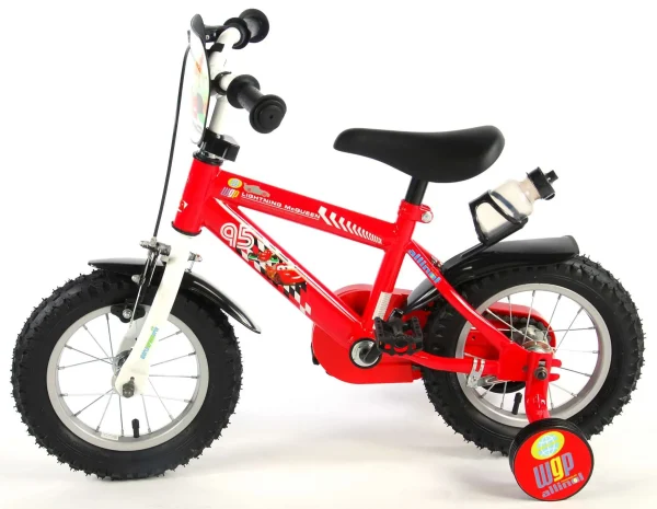 Bicicleta Infantil Disney Cars 12 pulgadas Rojo 14