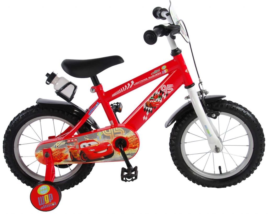 Bicicleta Infantil Disney Cars 14 pulgadas Rojo 2 Bicicleta Infantil Disney Cars 14 pulgadas Rojo 2