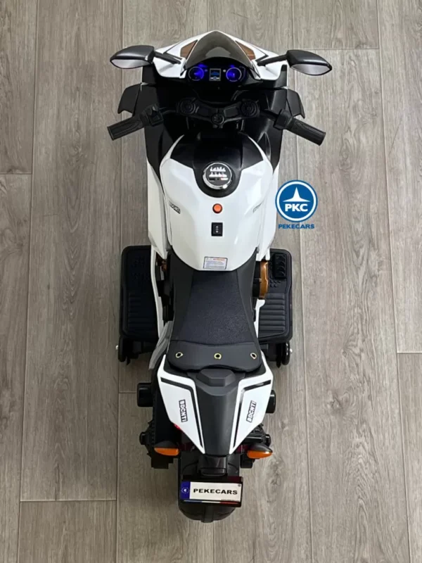 Moto de Carreras Estilo Ducati Panigale V5R 12V Blanca 11