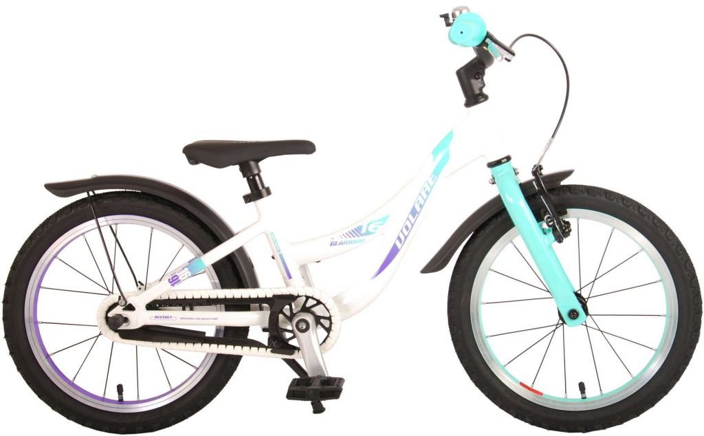 Bicicleta infantil Volare Glamour 16 pulgadas verde Prime Collection 2