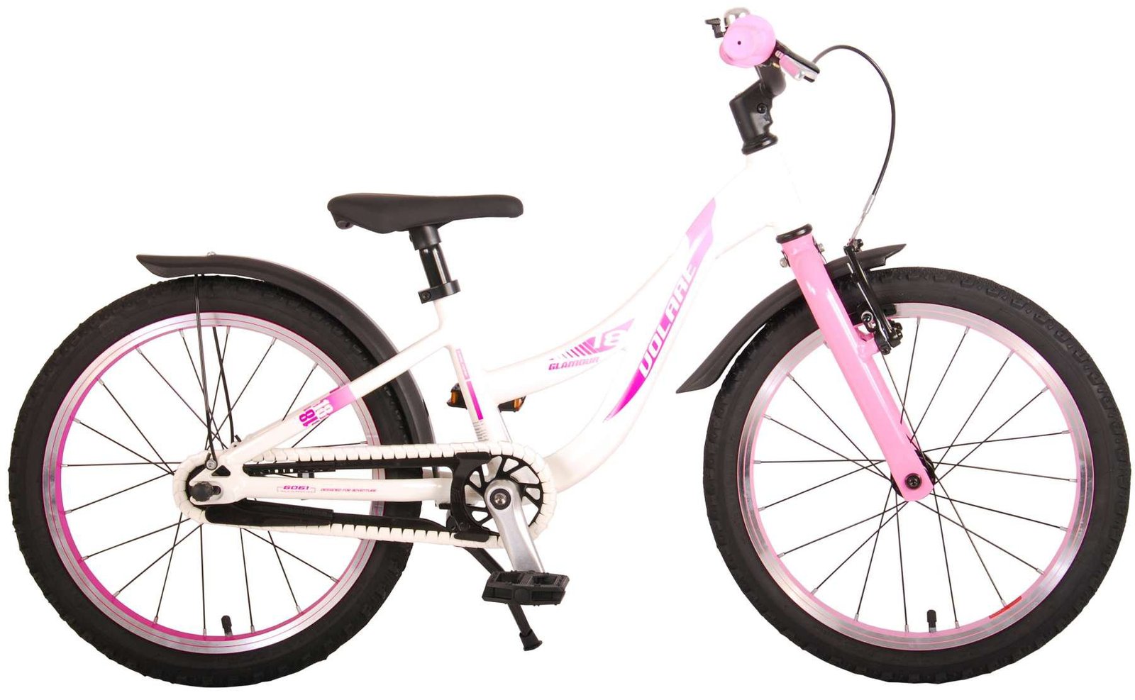 Bicicleta infantil Volare Glamour 18 pulgadas Rosa Prime Collection 2