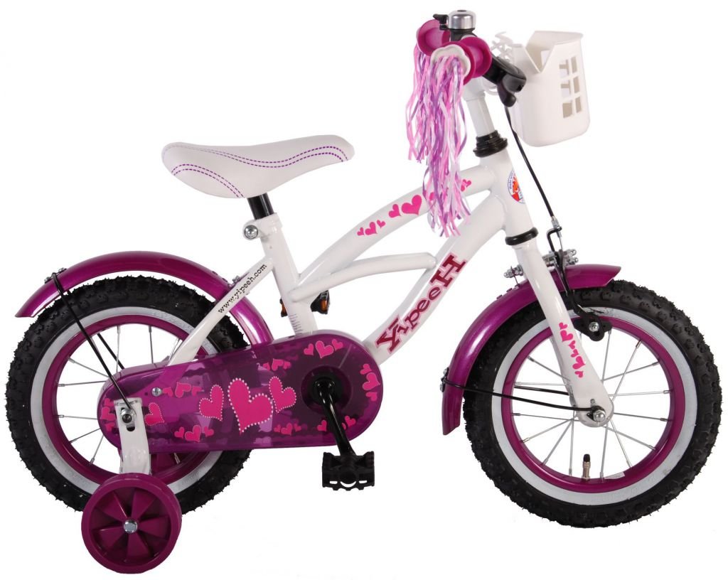 Bicicleta infantil Heart Cruiser 12 Pulgadas Blanco Volare 2 Bicicleta infantil Heart Cruiser 12 Pulgadas Blanco Volare 2