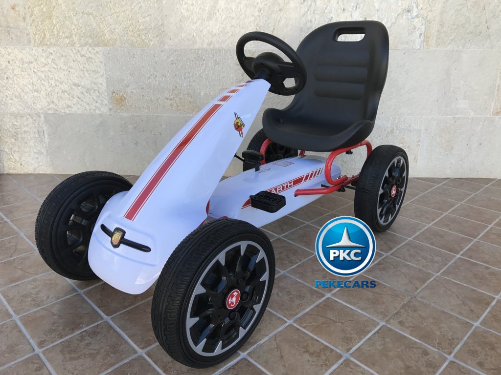KART A PEDALES FIAT ABARTH WHITE 2