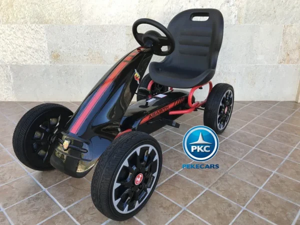 KART A PEDALES FIAT ABARTH BLACK 3