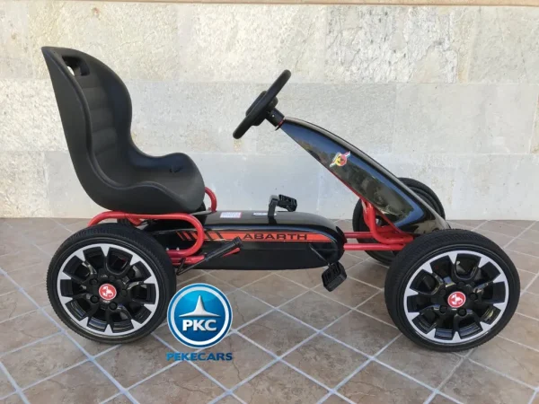 KART A PEDALES FIAT ABARTH BLACK 6