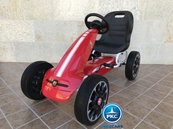 KART A PEDALES FIAT ABARTH RED 3