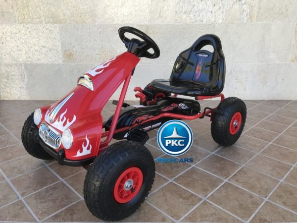KART A PEDALES FLAME ROJO 3