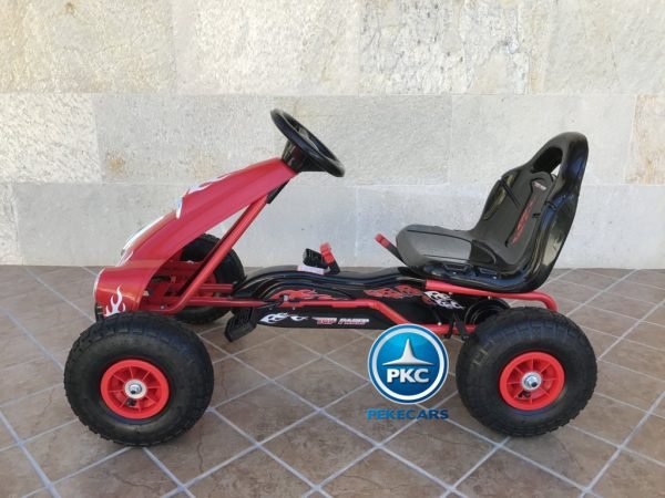KART A PEDALES FLAME ROJO 8