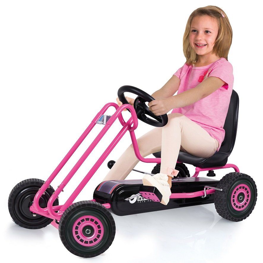 Kart a pedales Lightning Rosa 2