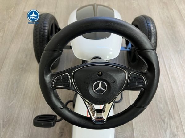 KART A PEDALES MERCEDES BLANCO 17