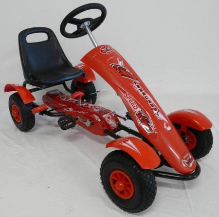 KART PEDALES SPORT MEDIUM ROJO 2