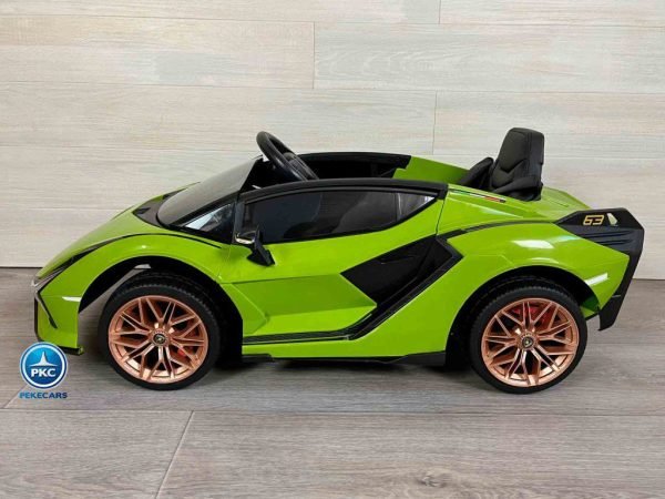 Lamborghini Sian 12V verde 7