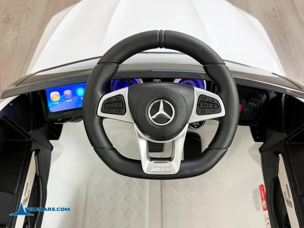 Mercedes GLC63S con Pantalla MP4 12V 2.4G Blanco 18