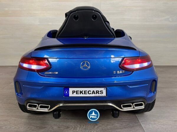 Mercedes C63 12V 2.4G Azul Metalizado con Batería Extraíble 10