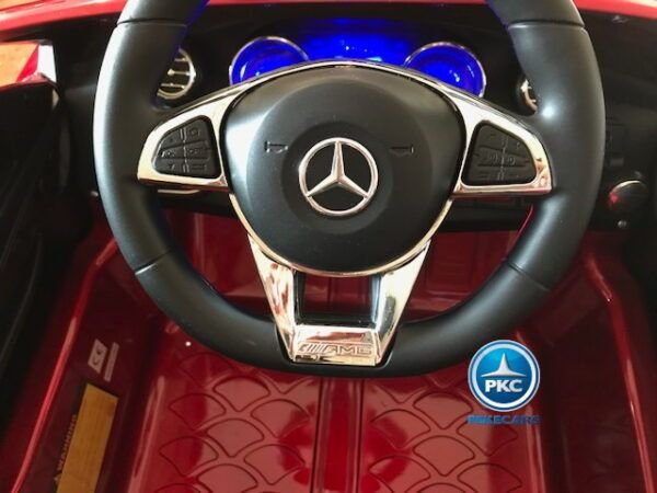 Mercedes C63 12V 2.4G Rojo Metalizado con Batería Extraíble 11