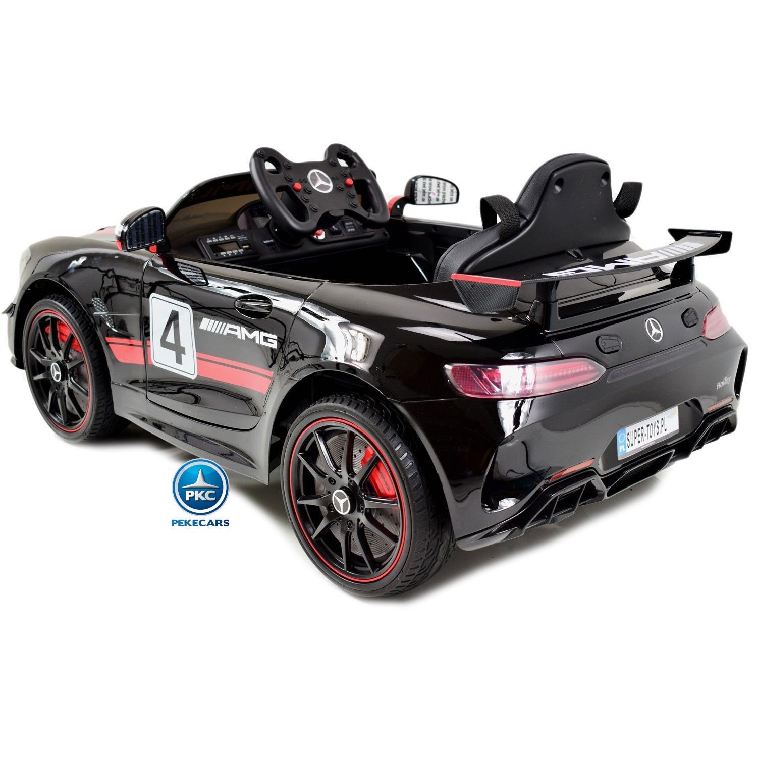 mercedes-gt4-12v-negro-003.jpg Mercedes Deportivo GT4 12V 2.4G Negro 6