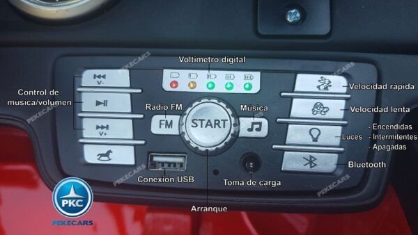 Mercedes SL500 12V 2.4G Rojo Metalizado. Una Plaza 11