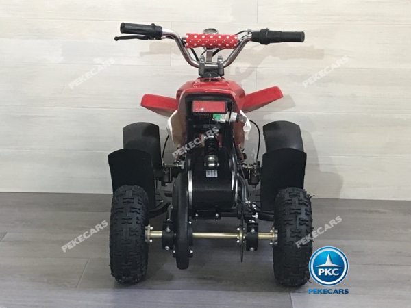QUAD ELÉCTRICO MINI ATV 800W 36V ROJO/BLANCO 7