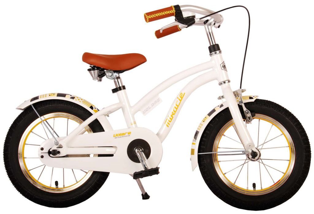Bicicleta infantil Volare Miracle Cruiser 14 pulgadas Blanca Prime Collection 2