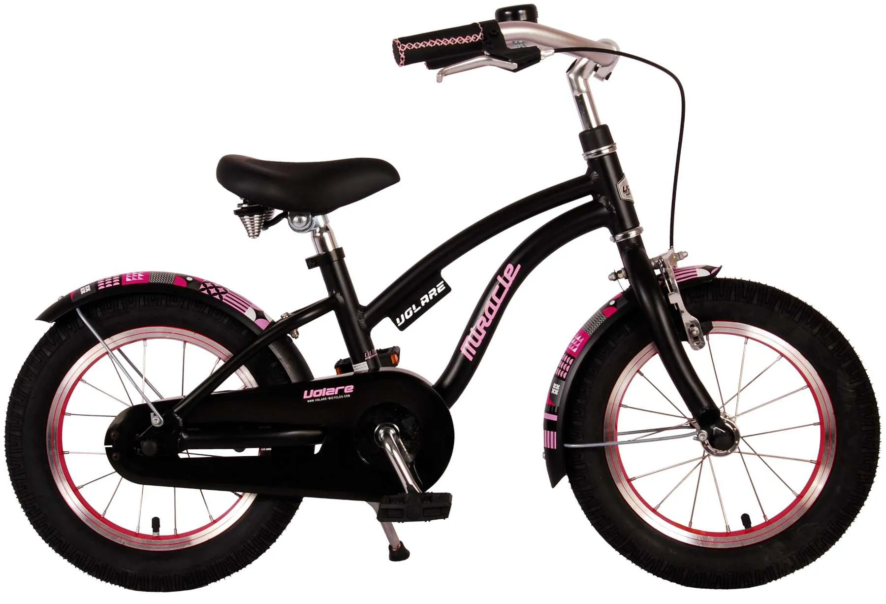 Bicicleta infantil Volare Miracle Cruiser 14 pulgadas Rosa Prime Collection 2