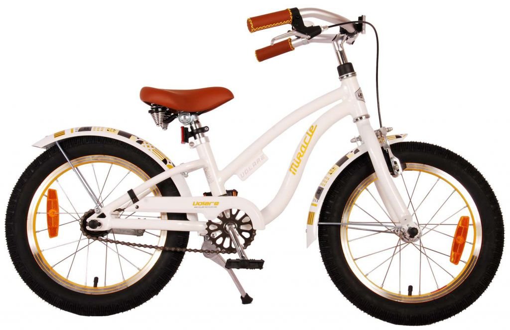 Bicicleta infantil Volare Miracle Cruiser 16 pulgadas Blanca Prime Collection 2