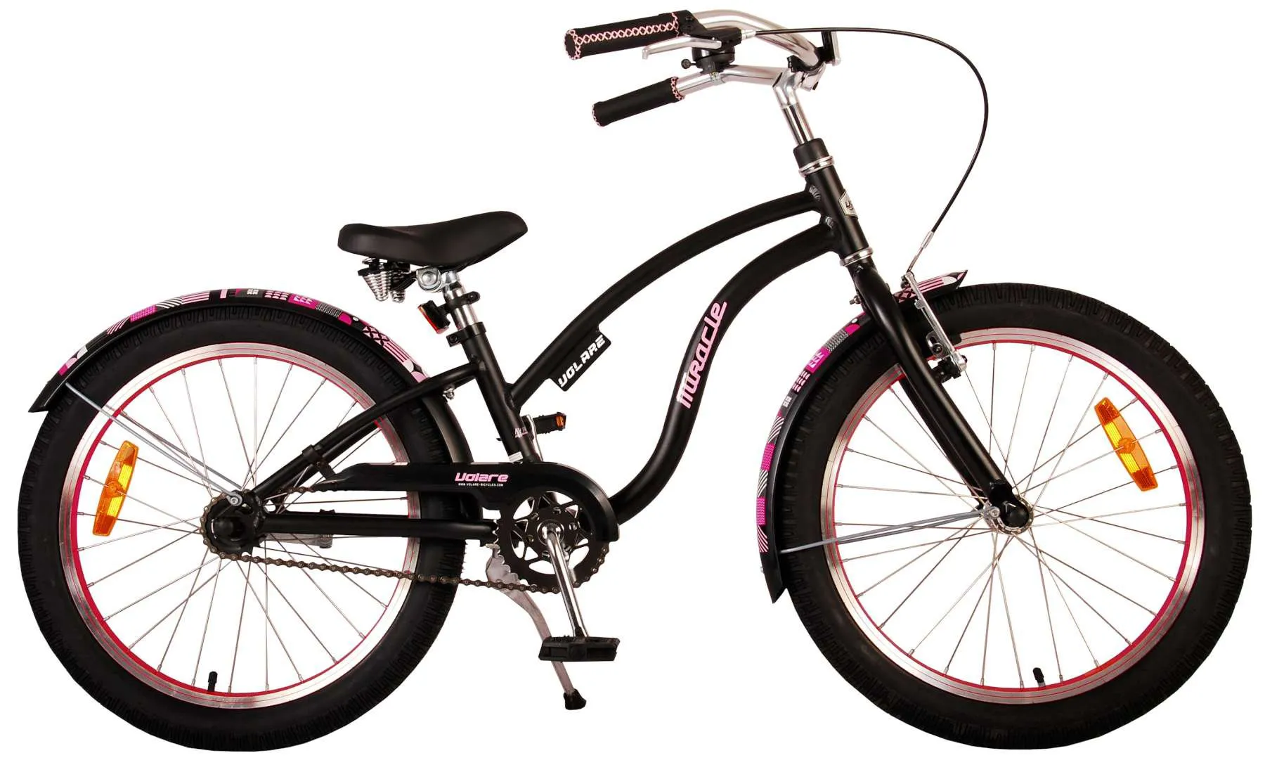 Bicicleta infantil Miracle Cruiser 20 pulgadas Rosa Prime Collection Volare 2
