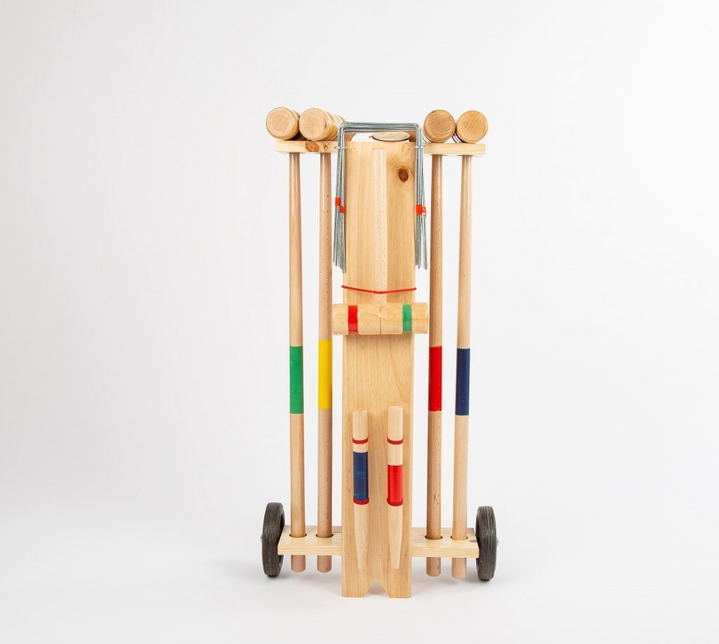 JUEGO DE CROQUET 4 - ESTUCHE MADERA 1 JUEGO DE CROQUET 4 - ESTUCHE MADERA 1