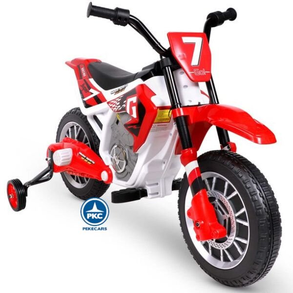 Moto de cross GO 12V Roja 3