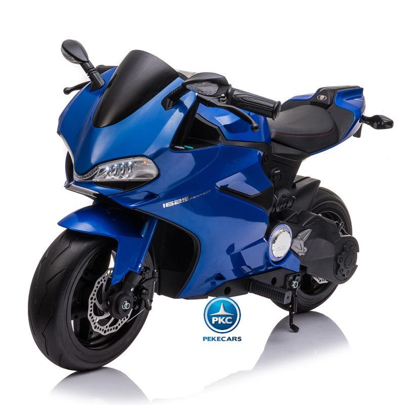 Moto de carreras estilo Ducati 24V Azul 2