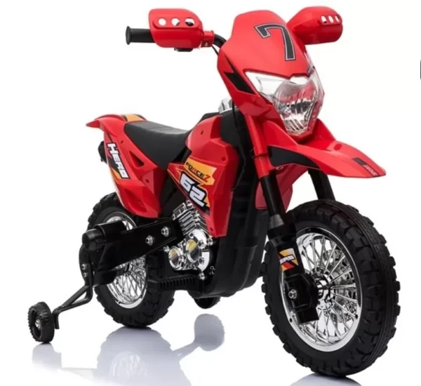 Moto Eléctrica Touring 6V roja 4