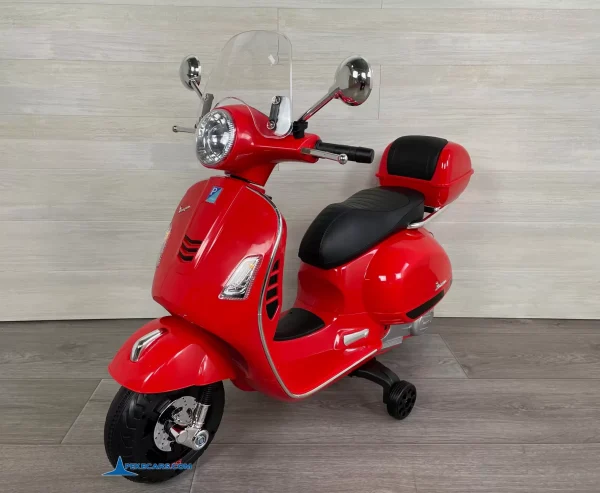 Moto Vespa GTS-S 12V Color Rojo 4