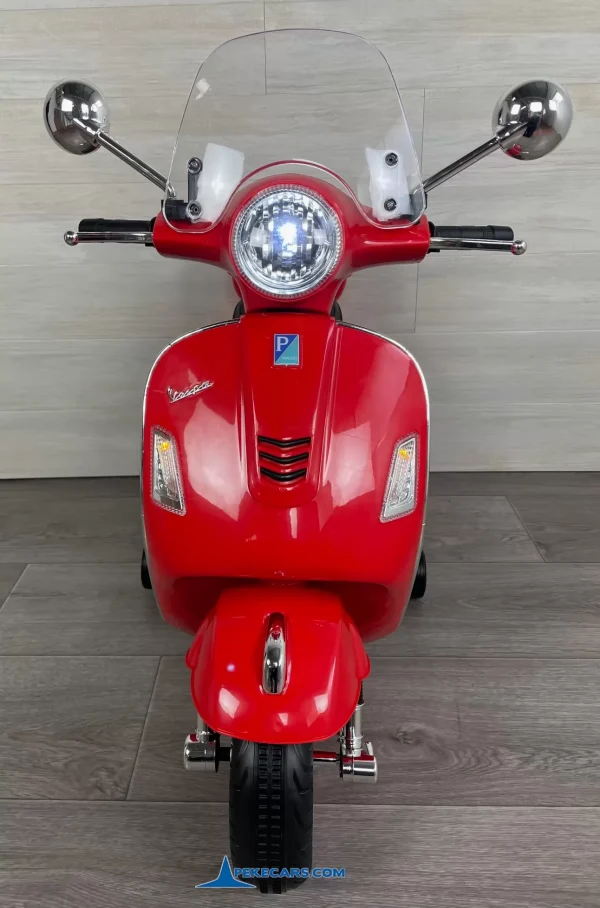 Moto Vespa GTS-S 12V Color Rojo 5