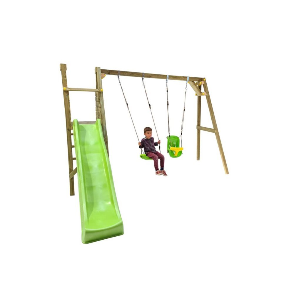 PARQUE INFANTIL LIGNUM CON ASIENTO BEBE 2