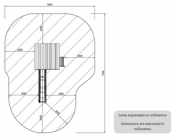 Torre Infantil Tibidabo XL con Caseta 7