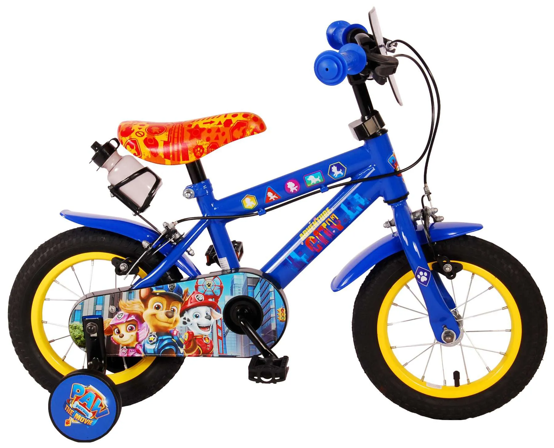 Bicicleta para niños Patrulla Canina 12 pulgadas Azul Dos frenos 1 Bicicleta para niños Patrulla Canina 12 pulgadas Azul Dos frenos 1