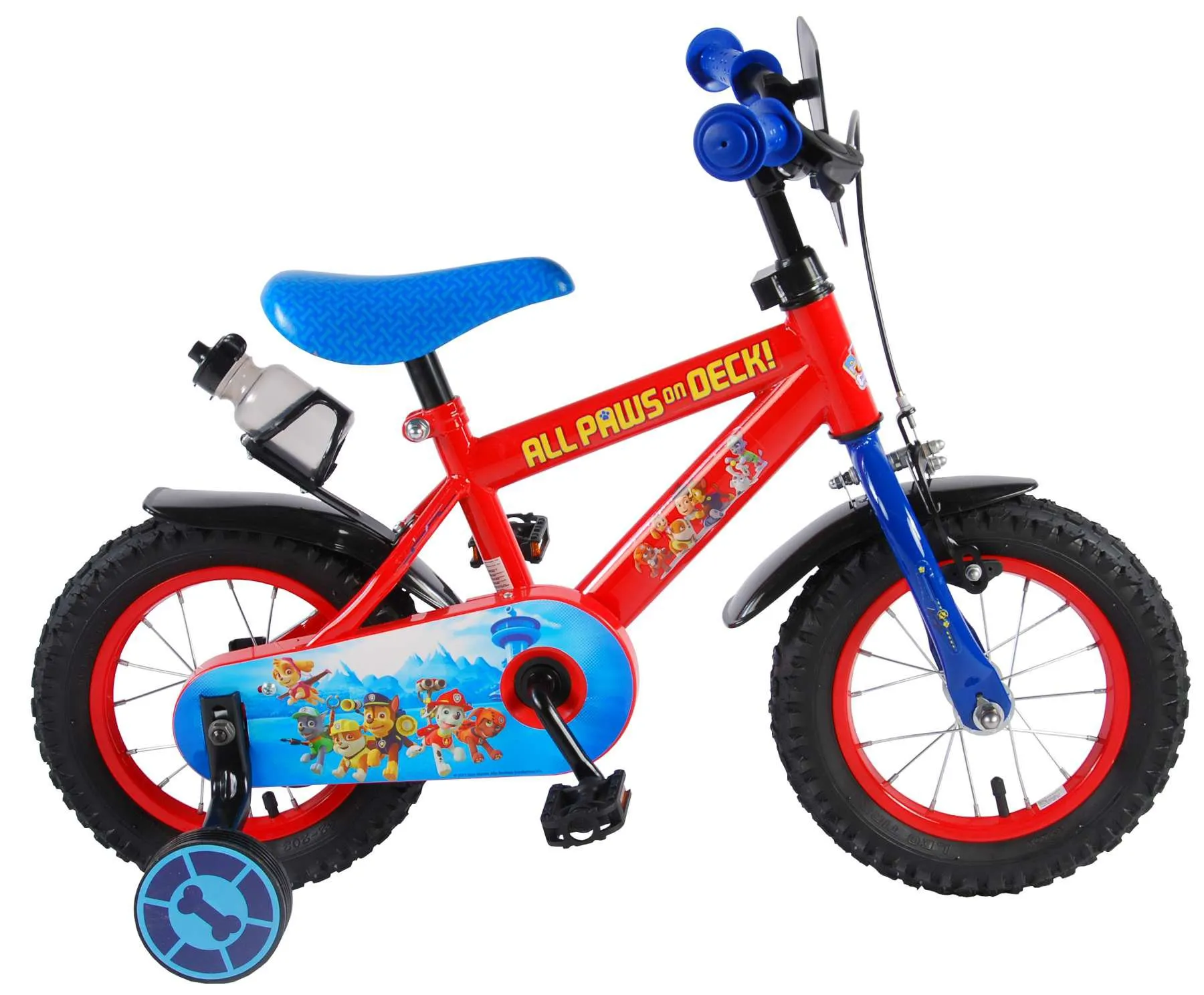 Bicicleta infantil Patrulla Canina 12 pulgadas Rojo 2