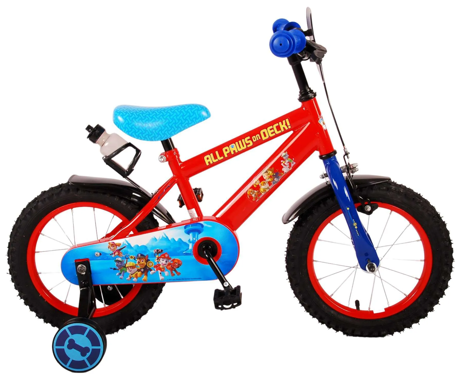 Bicicleta infantil Patrulla Canina 14 pulgadas Rojo 2